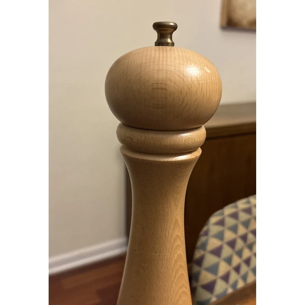 LIDREWA Germany Beechwood Pepper Mill Grinder, 15.5